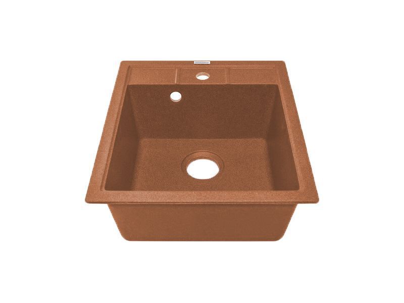 Гранітна мийка для кухні BRICK Terra-cotta (цегляно-теракотовий)
